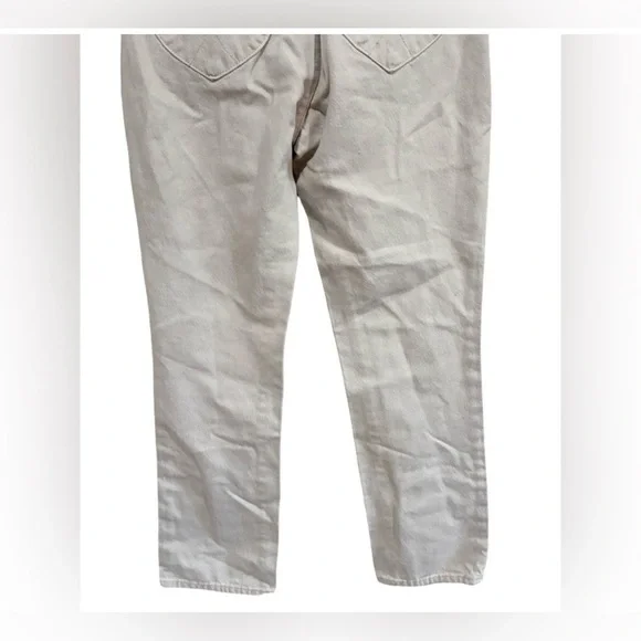 ROLLA'S High Rise Straight Jeans Cream - Picture 5 of 8